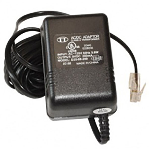 An ac adapter for a computer.