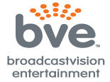 Bve broadcastvision entertainment logo.
