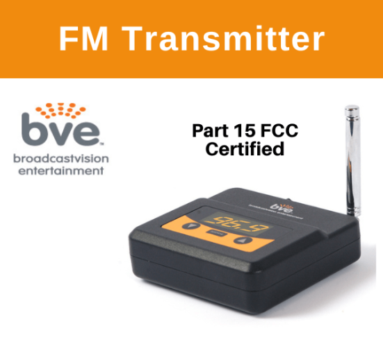 FM Transmitter FCC Approved w/Analog and Digital Inputs AXS-FMTD certified by FCC.