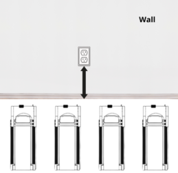 A diagram showing how to install a wall outlet.
